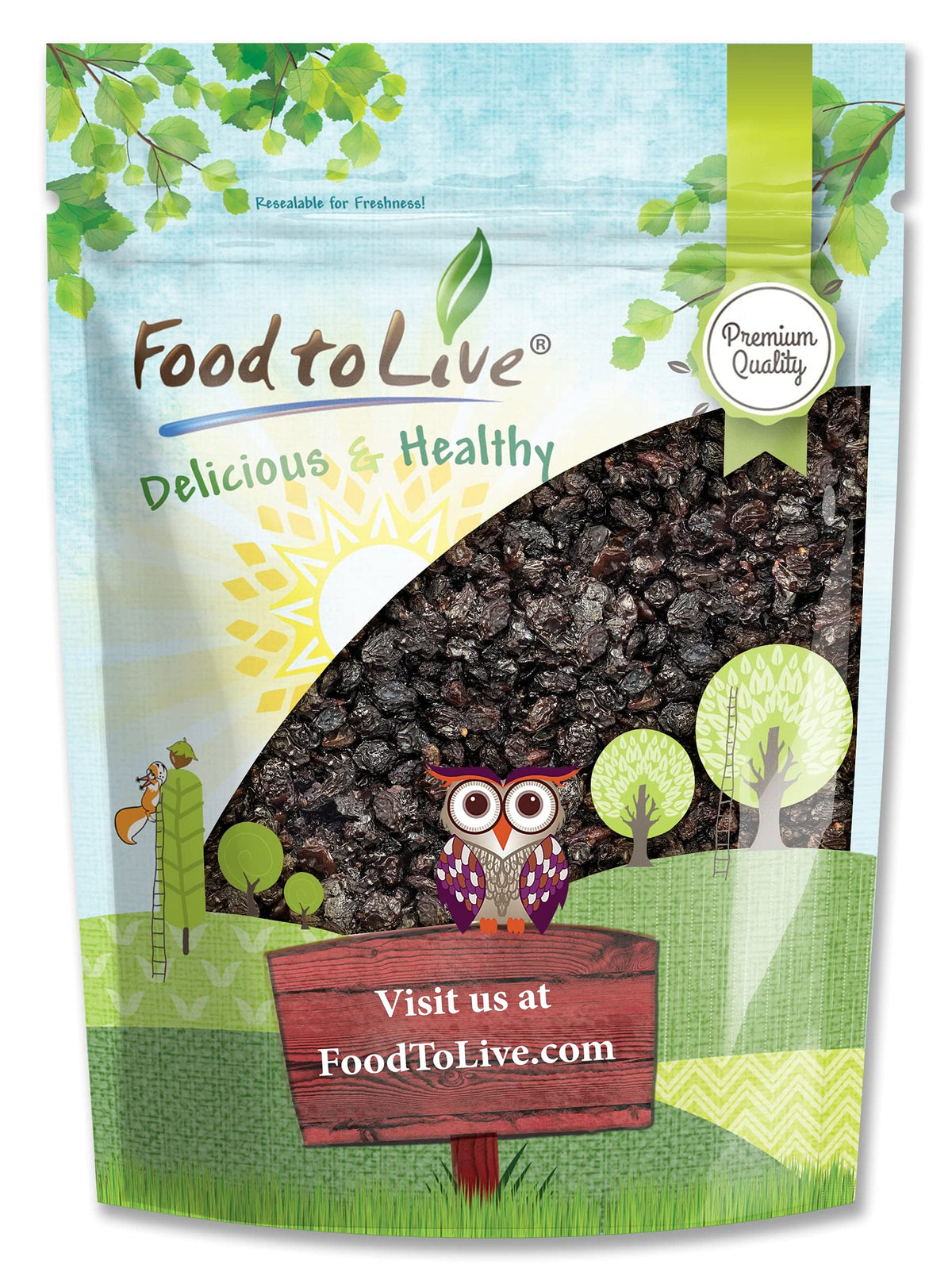California Zante Currant Raisins, 4 Pounds - Sun-Dried Seedless Grapes, Unsweetened, Unsulfured, No Added Oil, Vegan, Kosher, Bu