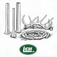 LEM Products Clear Smoked Collagen Casings  19mm  Edible Sausage Casings  Stuffs Approximately 16 Pounds Per Pack  Great for Snack Sticks  Hot Dogs  Metts  Andouille  Brats  and More  2-Pack