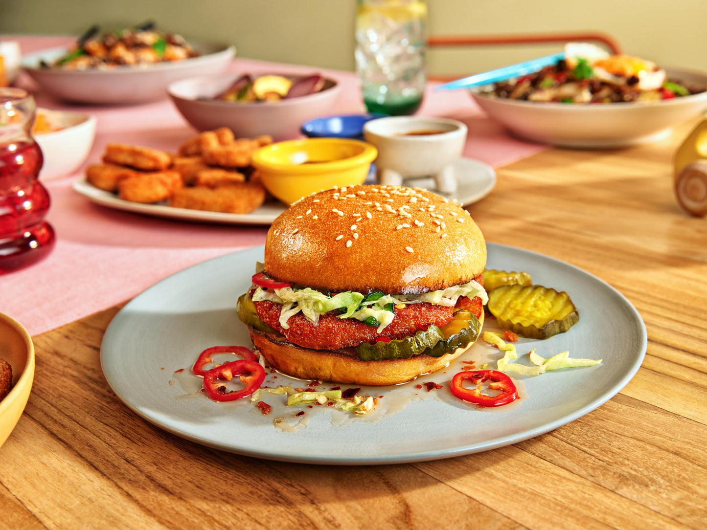Impossible Spicy Chicken Patties Made From Plants