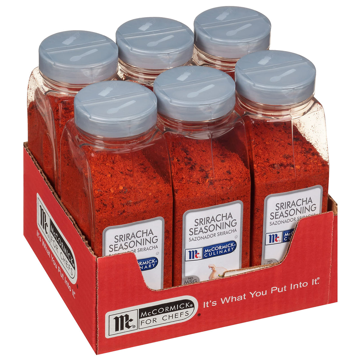 McCormick Culinary Sriracha Seasoning, 22 oz (Pack of 6) - Six 22 Ounce Containers of Sriracha Seasonings for Cooking, Perfect i