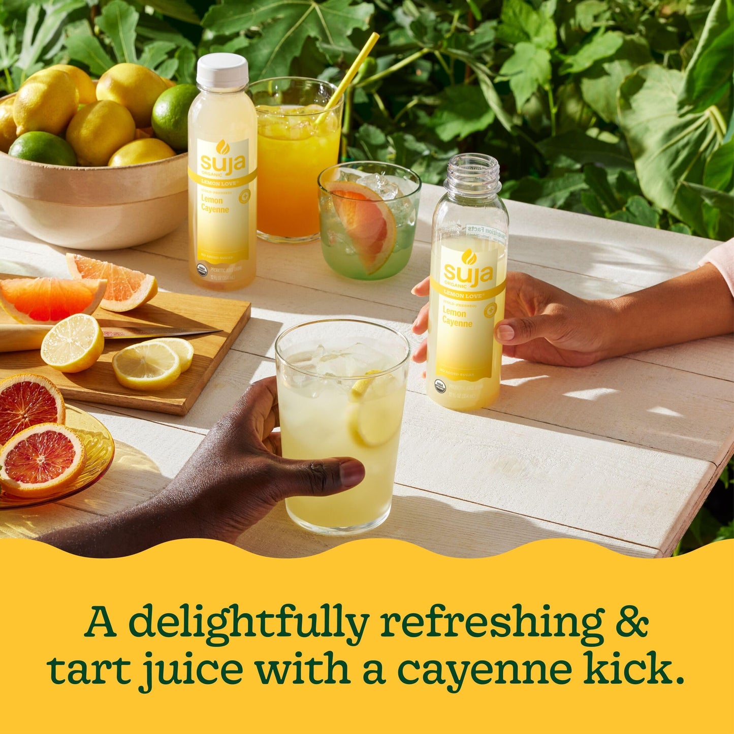 Suja Organic Cold-Pressed Lemon Love, Lemon Juice with No Additives, Excellent Source of Vitamin C for Immunity Support, Vegan,
