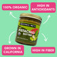 Wilderness Poets, Organic Pistachio Butter - 3 Pack (8 Ounce) - Raw, 100% Organic Pistachio - Perfect for Dubai Chocolate Bar De