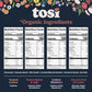 Tosi Variety Pack Protein Bars, Plant Based with Nuts, Gluten-Free Crunchy Snacks, Vegan, Organic, Flax & Chia Seeds, Soy-Free,