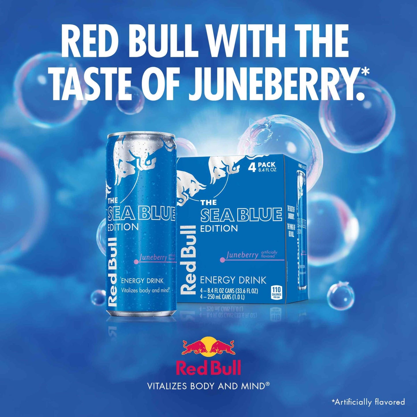 Red Bull Energy Drink Summer Edition Juneberry, 8.4 Fl Oz, 24 Cans, Model RB242559