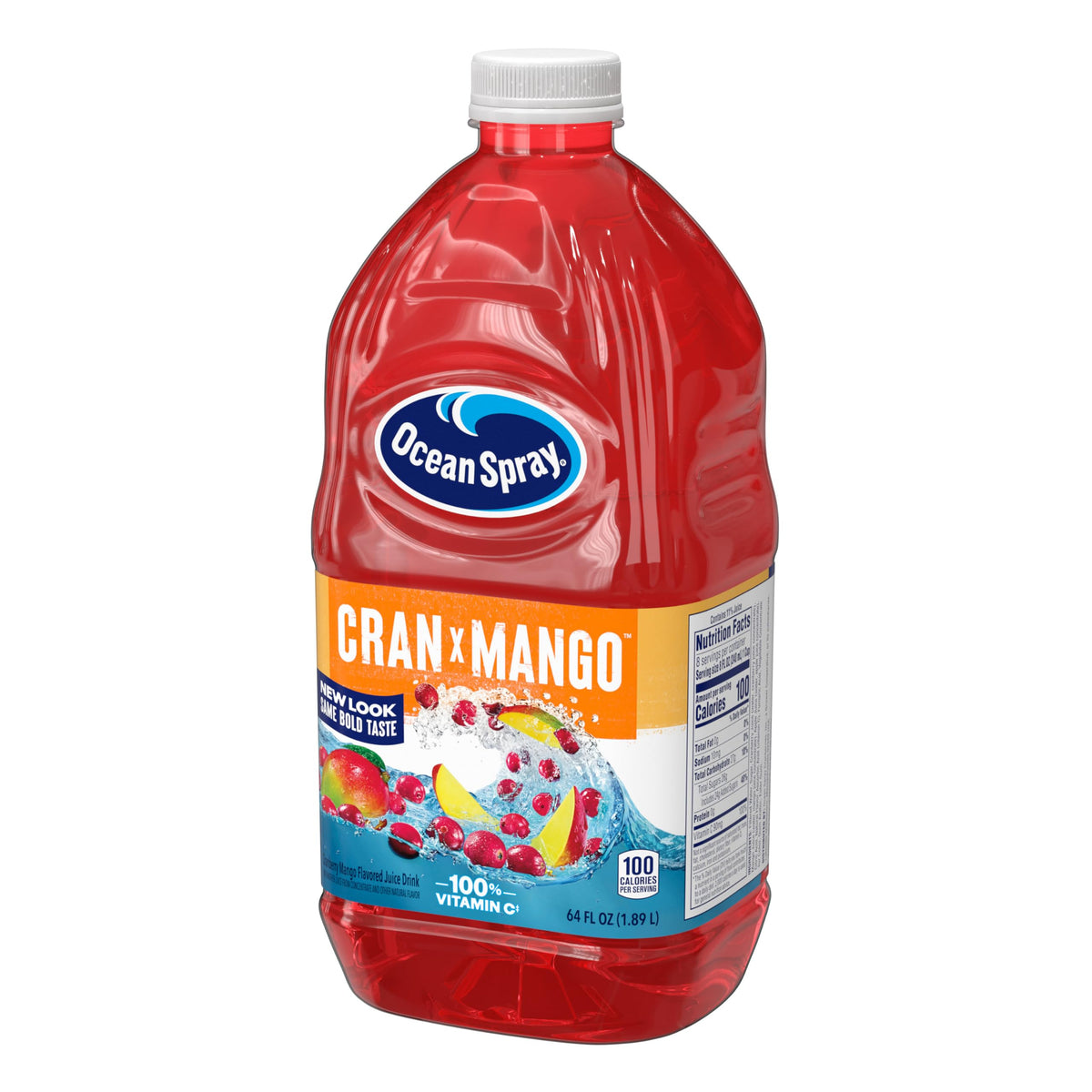 Ocean Spray Cran-Mango Cranberry Mango Juice Drink  64 Fl Oz Bottle (Pack of 8)