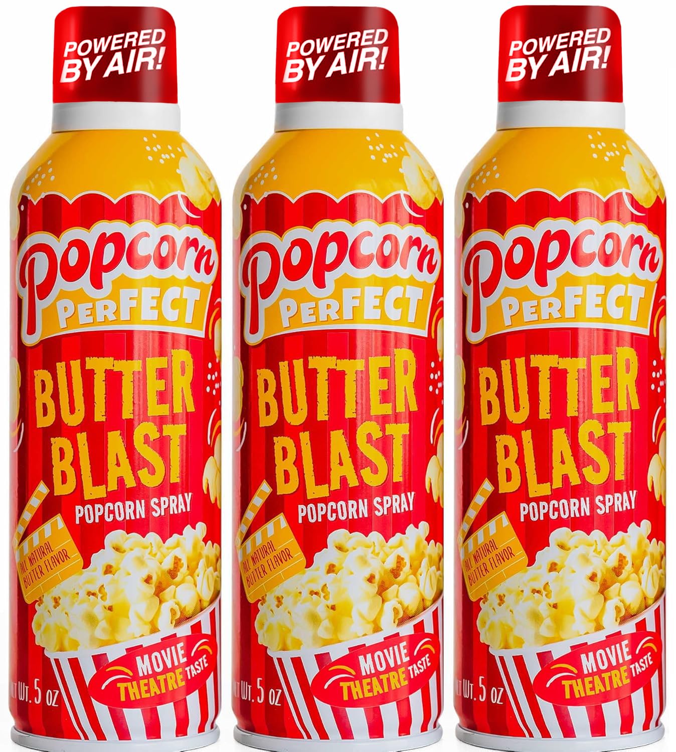 POPCORN PERFECT: Popcorn Butter spray for Microwave and Popcorn Maker, Popcorn toppings, Tastes like Movie Theatre Butter, Bette