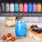 Nihome Edible Food-Grade Glitter Powder Glimmer Luster Dust Metallic Fancy Food Decorating Sprinkle Glimmery Dust For Drink Wine Beverage Cake Bakery Vegan Allergen-Free (Blue, 0.35Oz/10G)