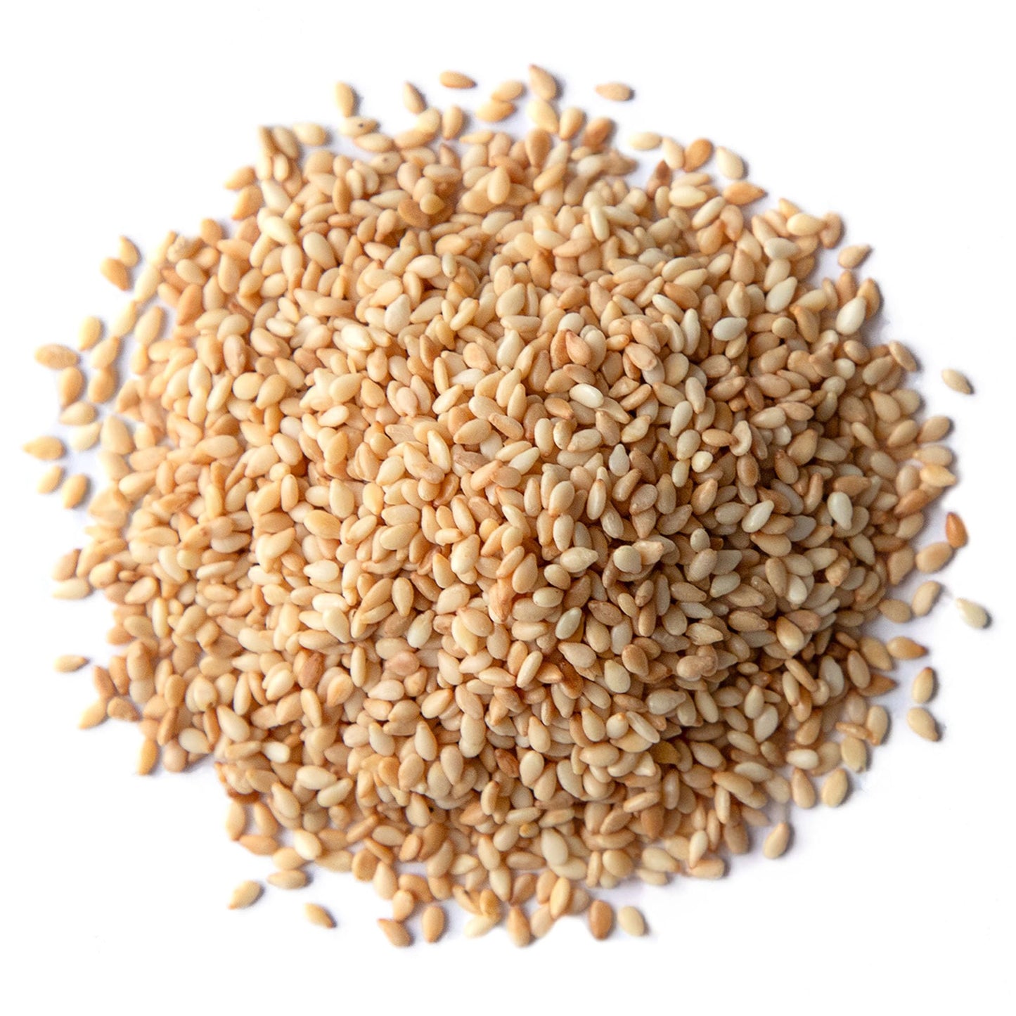 Food To Live Toasted Hulled Sesame Seeds, 8 Ounces - Crunchy And Nutritious Snack, Oven Roasted, Unsalted, No Oil Added, Perfect