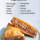 Bakluva 16-Piece Baklava Pastry Dessert Gift Box - (16) Large 2.3 Oz (66 Gram) Pieces - Perfect For Gifts, Parties, And More