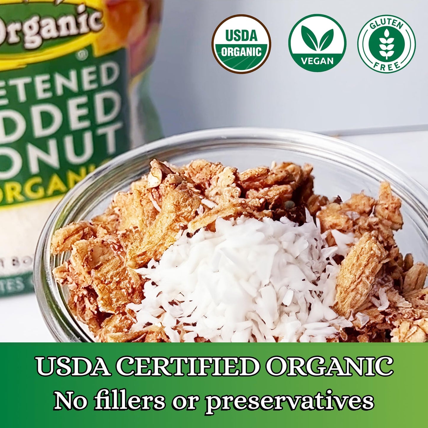 LetS Do Organic, Shredded Coconut, 8 Oz