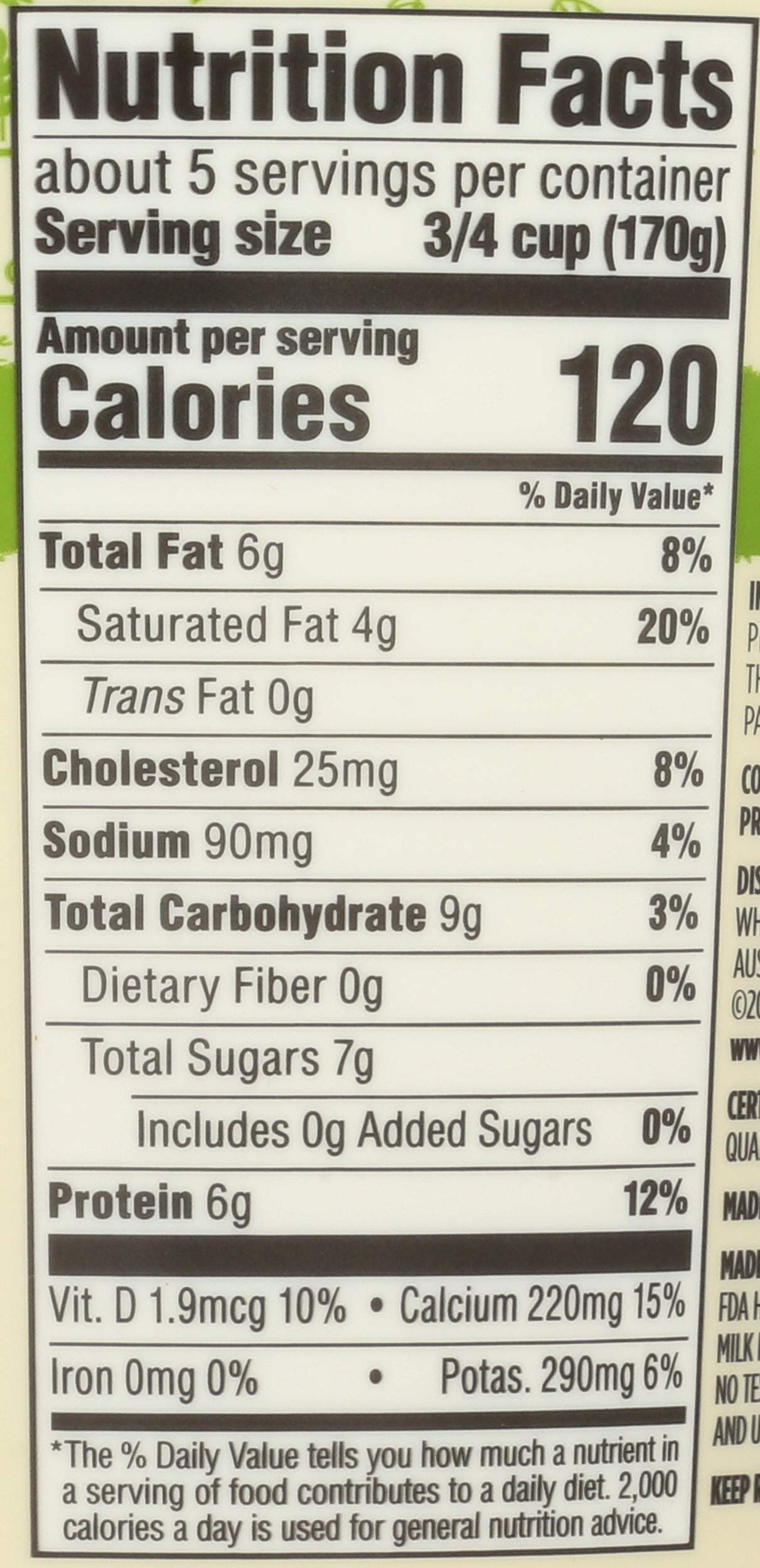 365 Everyday Value, Organic Plain Whole Milk Yogurt, 32 oz