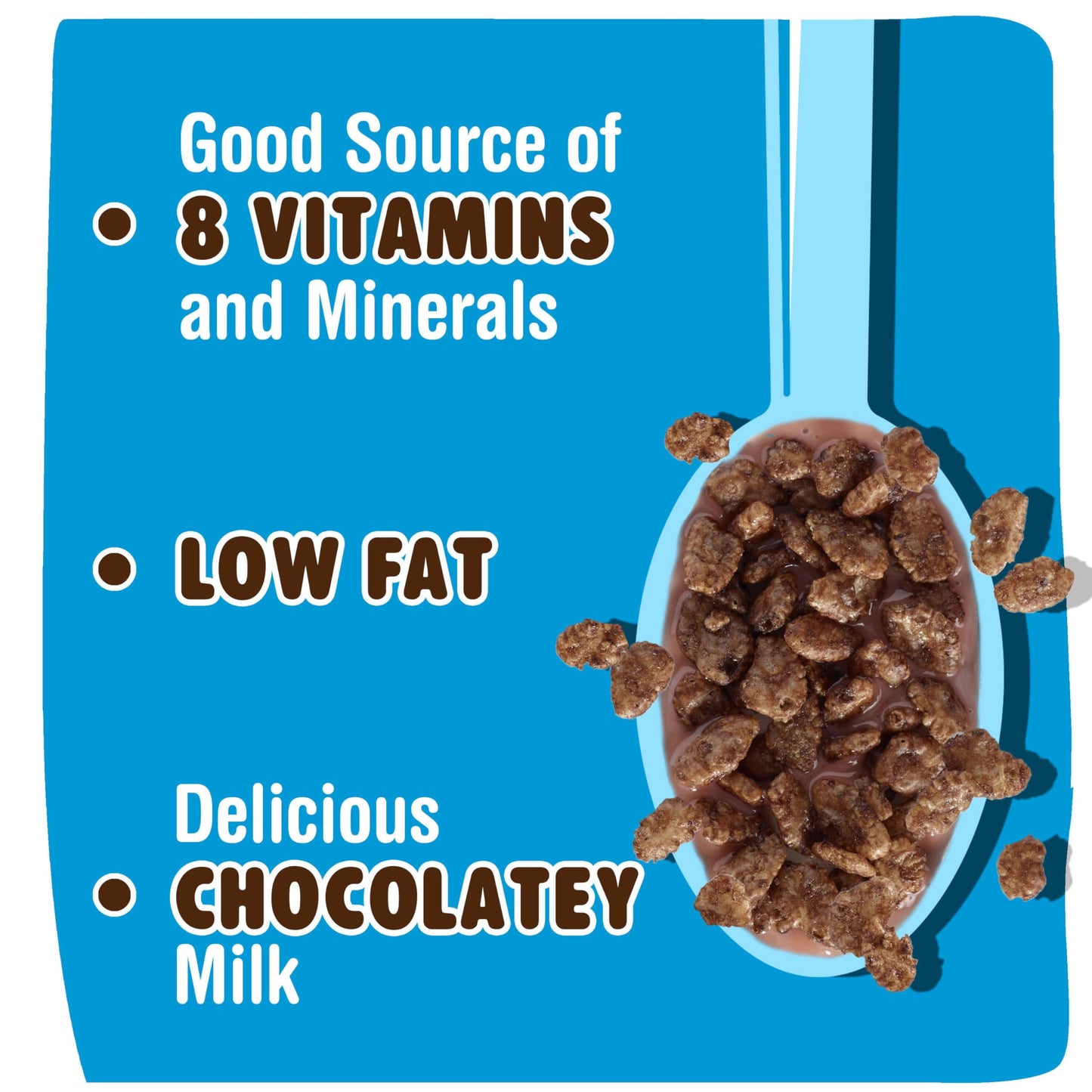 Kelloggs Cocoa Krispies Breakfast Cereal, Kids Snacks, Family Breakfast, Family Size, Chocolatey Flavor, 19oz Box (1 Box)