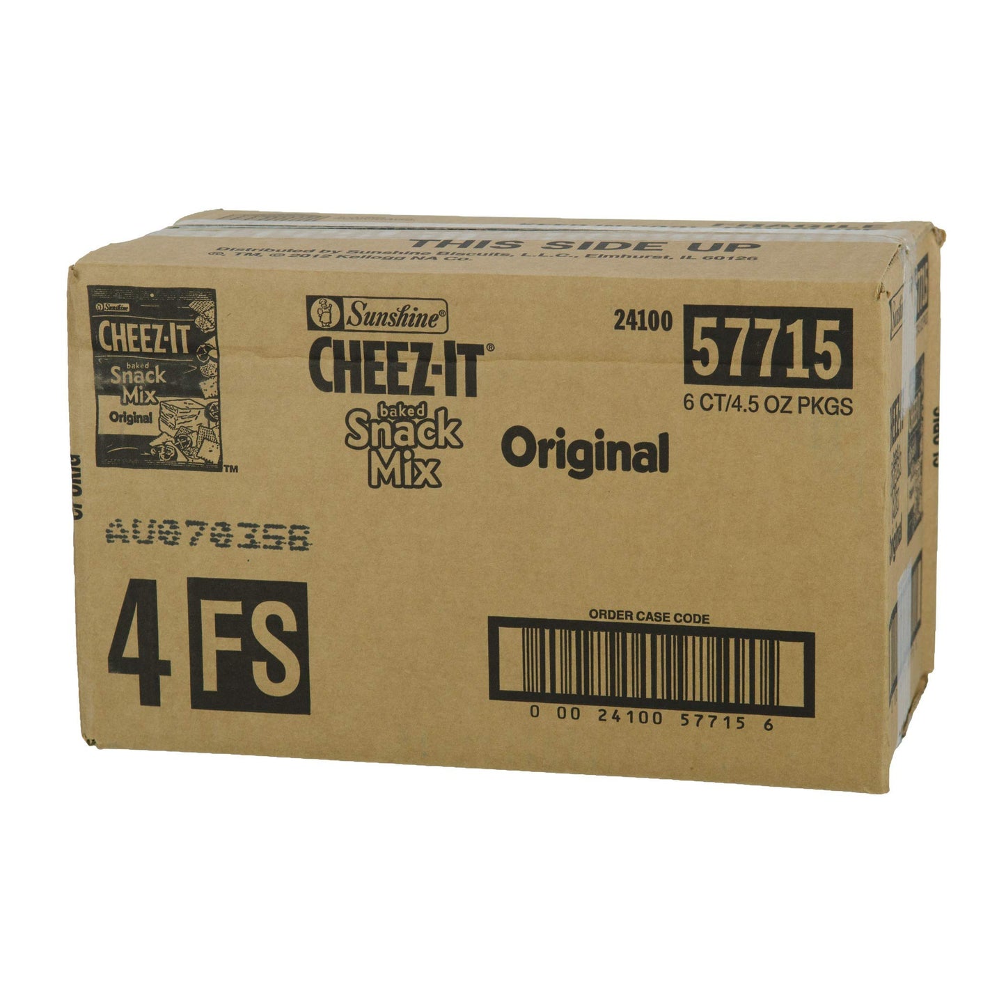 CheezIt Snack Mix, Original 4.5 Ounce(Pack of 6)