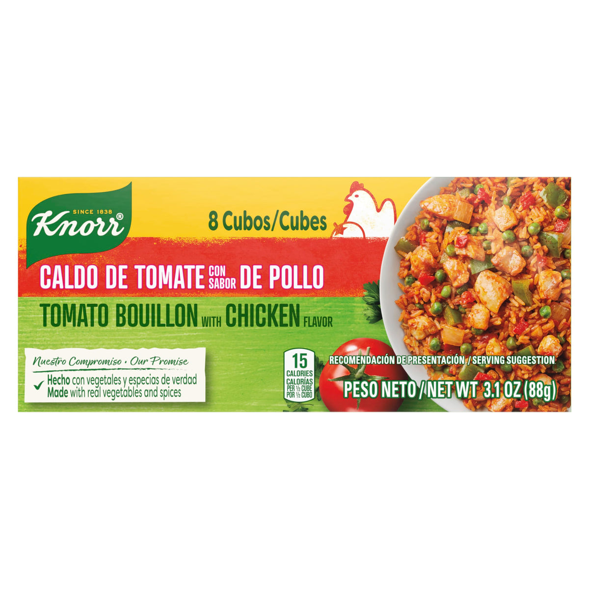 Knorr Savoury Sauce Tomato Chicken 8 count, 3.1 oz