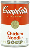 Campbells Chicken Noodle Soup, 10 3/4 oz. Cans, 12 Count