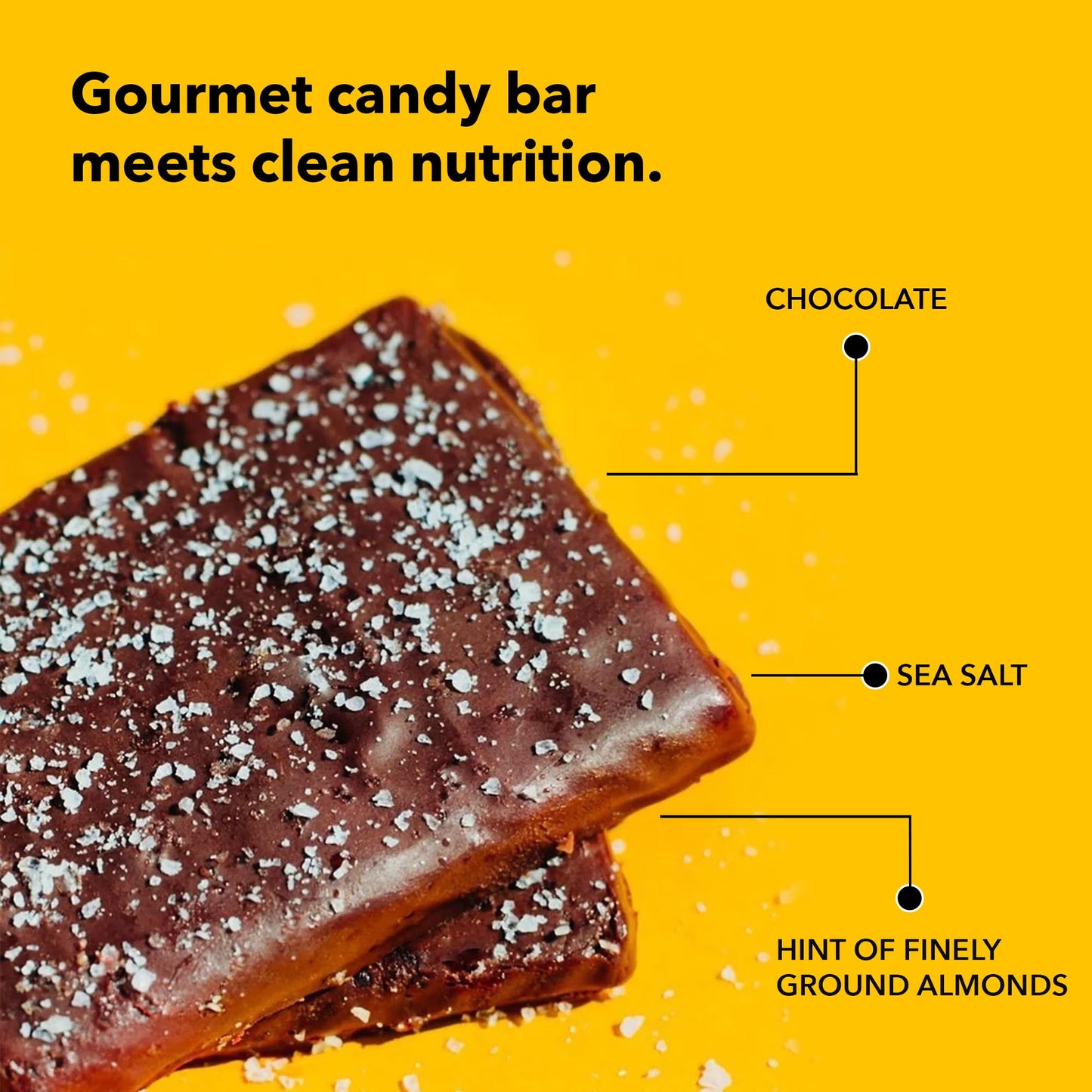 Trubar Vegan Protein Bar, Saltylicious Almond Love, Gluten Free, Plant Based, High Fiber, Dairy Free, Low Fat, Non Gmo, No Sugar  S, 12G Lean Protein, 13G Fiber, Healthy Snack Bars, 12 Ct