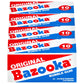 Bazooka Bubble Gum 10 Piece Wallet Pack (Pack of 12) Individually Wrapped Pink Chewing Gum in Original Flavor - Fun Old Fashione