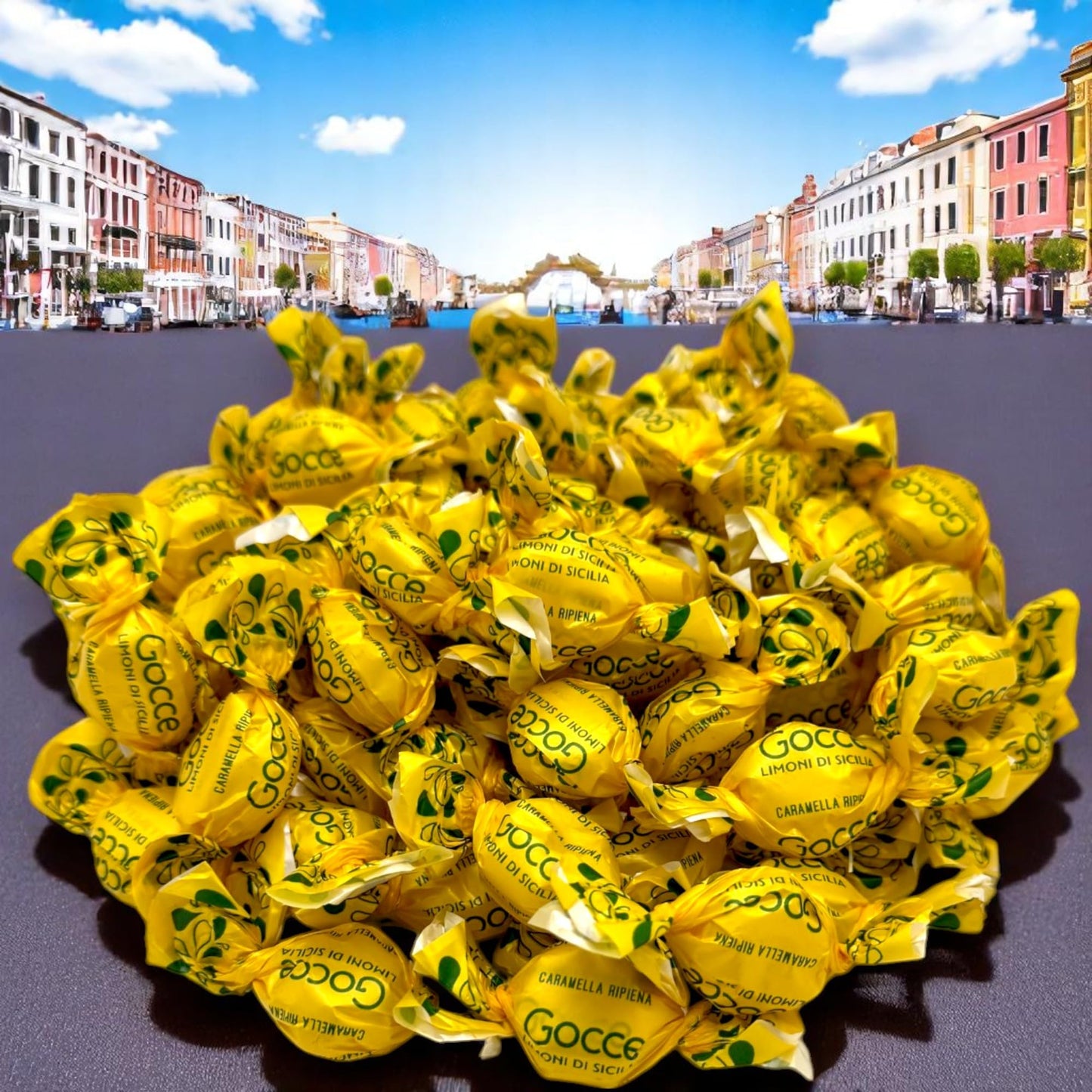 KLUB BULK Premium Gourmet Italian Lemon Drops, Vegan and Gluten-Free, 24 oz, Individually Wrapped, Sicilian Lemon Juice Filling