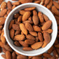 Food to Live Organic Dry Roasted Whole Almonds with Himalayan Salt, 8 Pounds Non-GMO, Oven Roasted, Lightly Salted, No Oil Added