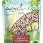 Food To Live Organic Black-Eyed Peas, 3 Pounds – Raw Dried Cow Peas, Non-Gmo, Kosher, Bulk Beans, Product Of The Usa