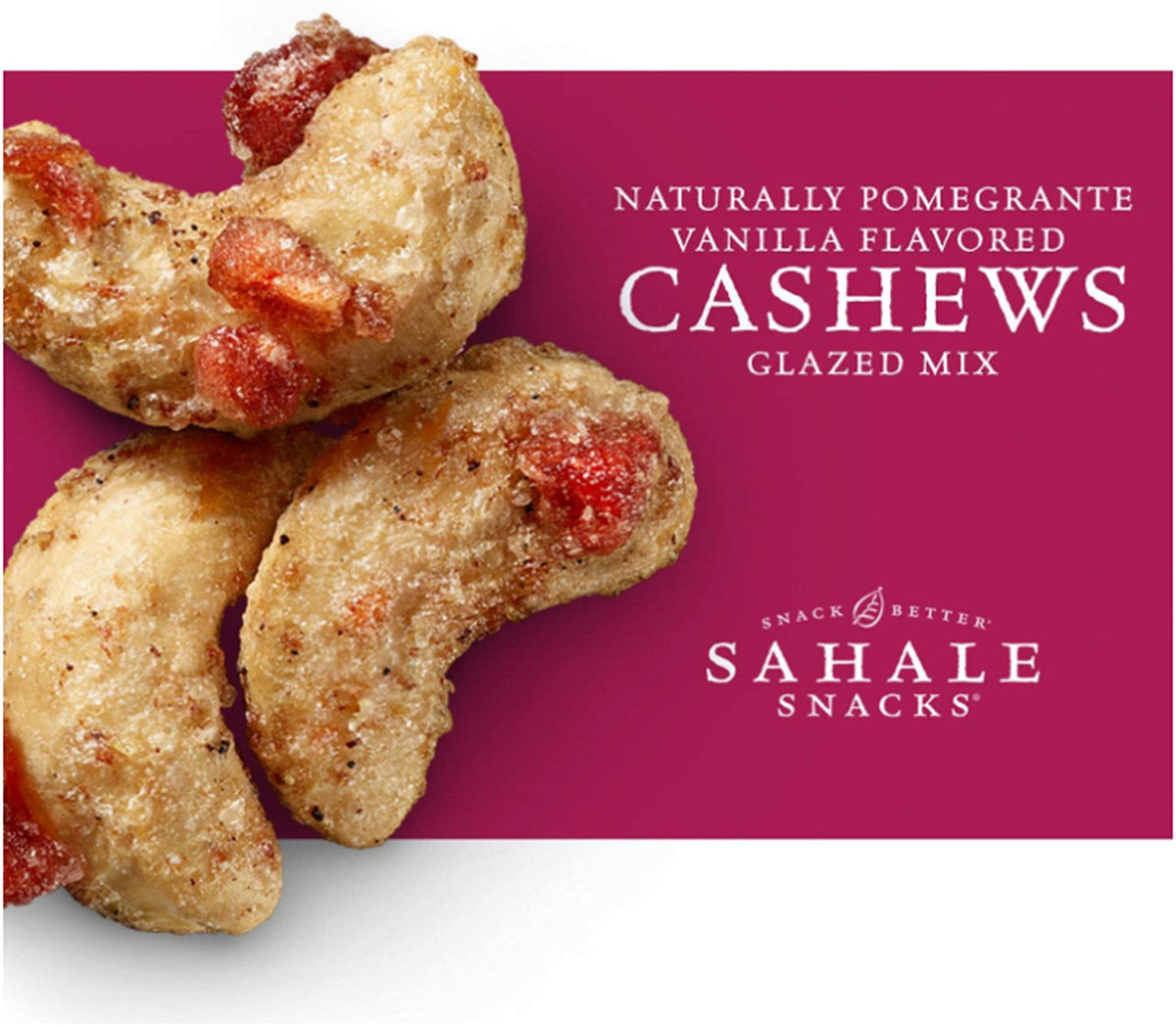 Sahale Snacks Glazed Mix, Pomegranate & Vanilla , 4 Oz