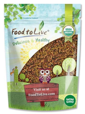 Food to Live Organic Salad Mix of Sprouting Seeds, 3 Pounds - Non-GMO Broccoli, Radish, Clover, Alfalfa. Rich Germination Rate, 