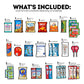 CRAVEBOX Snack Box Variety Pack - 50 Count Gift Basket for mature-themeds & Kids - Perfect for Birthdays, College, Office, and Back to School