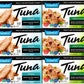 FinerFin Yellowfin Tuna Salad in Organic Olive Oil | Tasters Variety Pack | enhanced Canned Tuna Fish with EVOO | Gourmet Ready-to-Eat Wild-Caught Fillets | 4.4oz can - 12 Pack