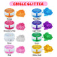 SigWong Edible Glitter Set - 8 Colors Prism Powder, 3g/bottle for Cakes, Cocktails, and Desserts