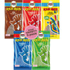 DOUzzle Back To School Sour Belts Chewy Candy Strips Variety Pack Assortment (Pack of 5) Goodie Bag Stuffer, Pinata Filler - Kos