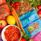Flackers Organic Flax Seed  ers Variety Pack - Sea Salt, Rosemary, Savory & Cinnamon, Gluten Free, Vegan, 5 Ounce (Pack of 4)