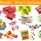 HUGE Assorted Candy PARTY MIX BOX 6.50 LBS/104 OZ Over 255 Individually Wrapped Candies of All Time America s Most Favorite Ass