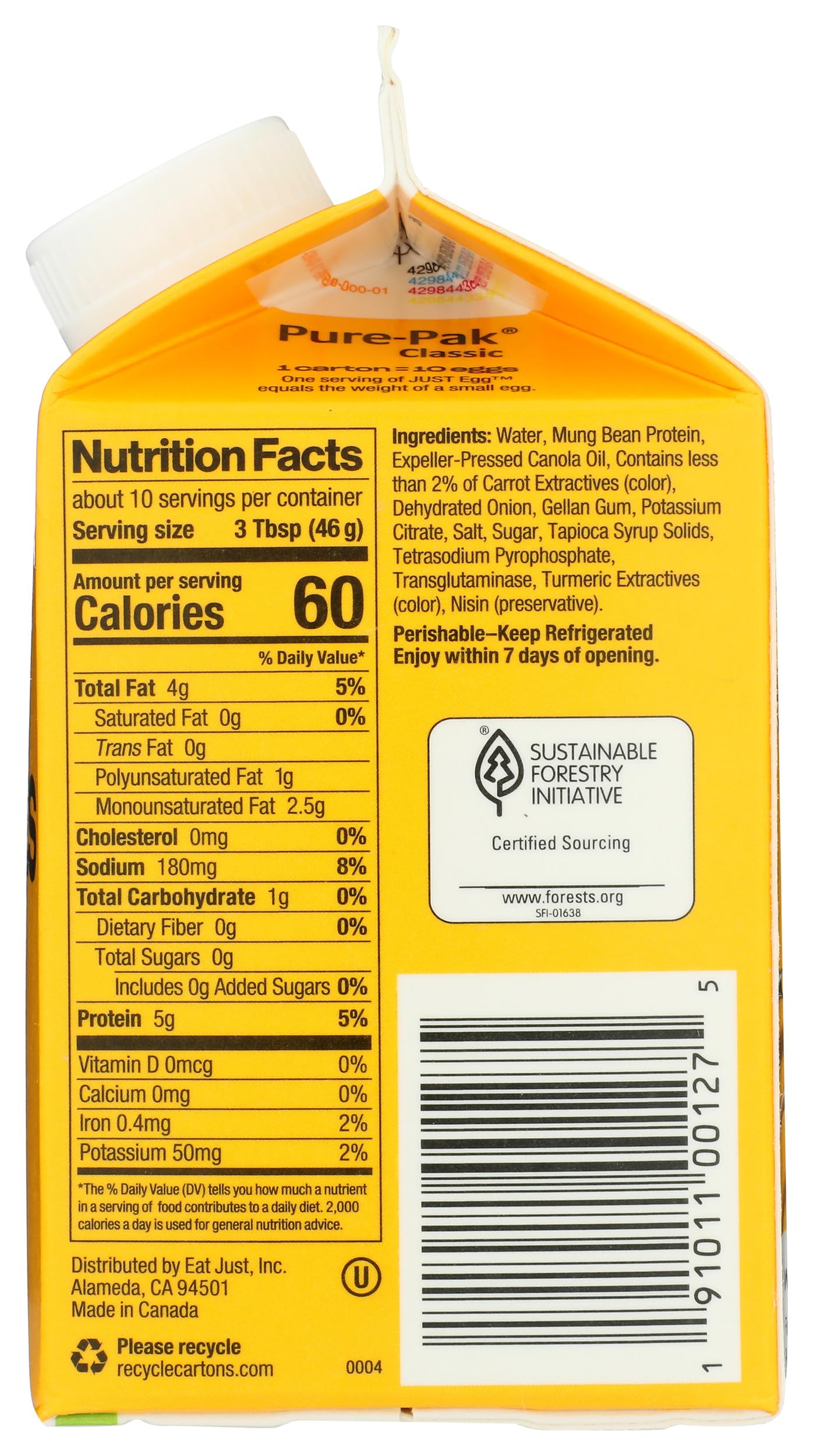 Just Egg, Plant-Based, 16 Fl Oz