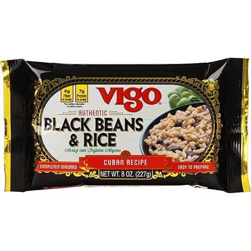 Vigo Black Bean And Rice - Case Of 12 - 8 Oz(D0102H5W6C8)