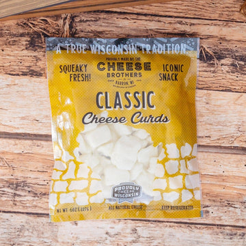 Cheese Bros Squeaky Fresh Wisconsin Cheese Curds | 8 Ounce Bags | Gourmet Gift For Families (4)