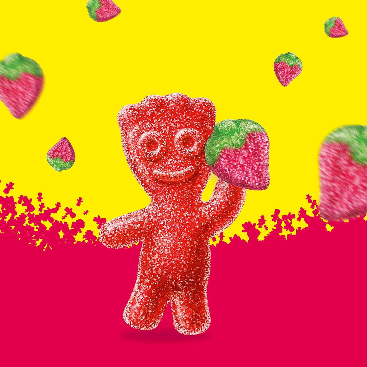 SOUR PATCH KIDS Strawberry Soft & Chewy Candy, Bulk Candy, 12 - 3.6 oz Bags