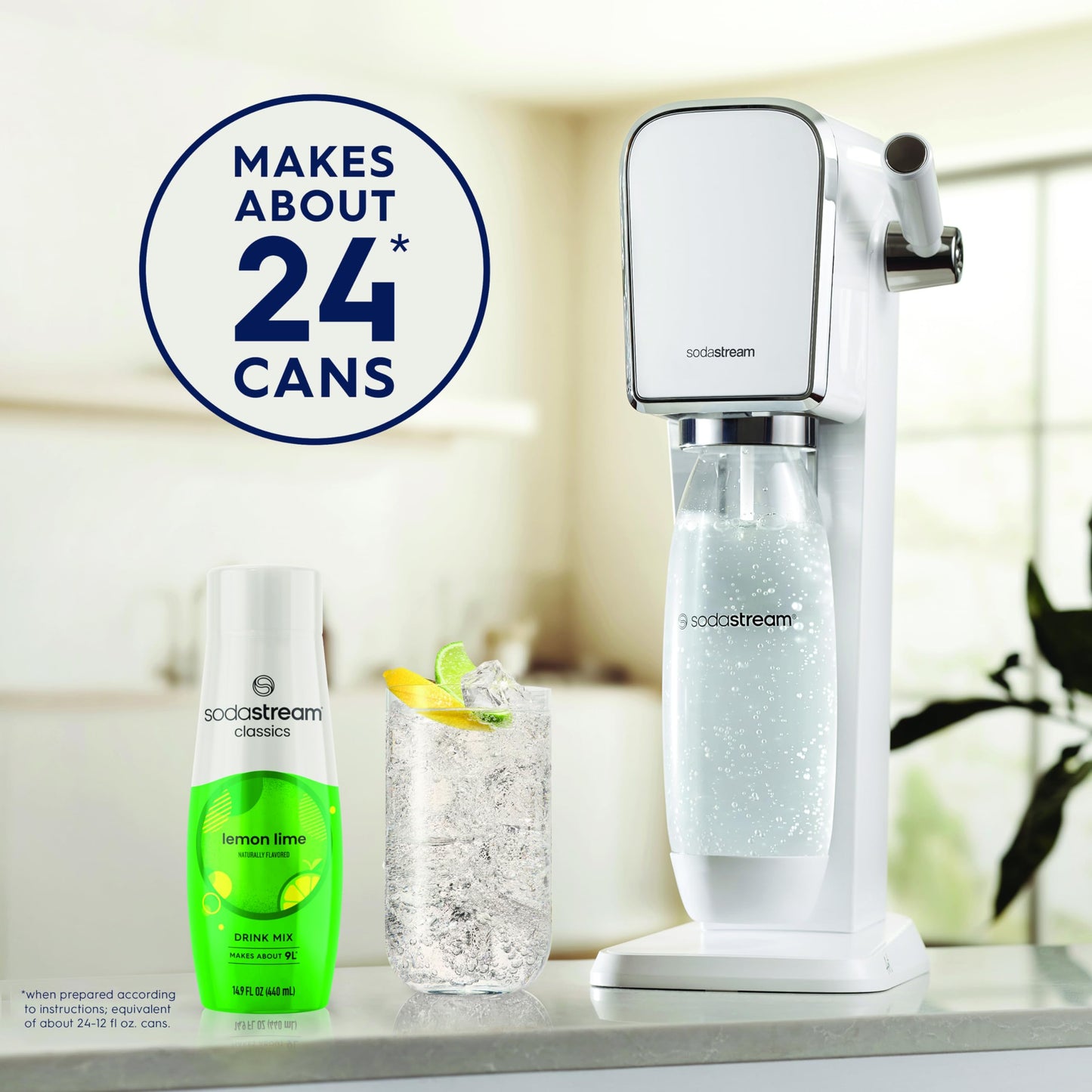 Sodastream Lemon Lime, 14.8 Fl Oz (Pack Of 4)