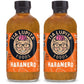 Tia Lupita Habanero Hot Sauce 8 Oz (Pack of 2) Made with Habanero Peppers, Flavorful Heat, Medium Spice, Sweet, All Natural, Non