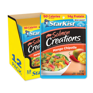 Starkist Salmon Creations Mango Chipotle - 2.6 Oz Pouch (Packaging May Vary) (Pack Of 12)