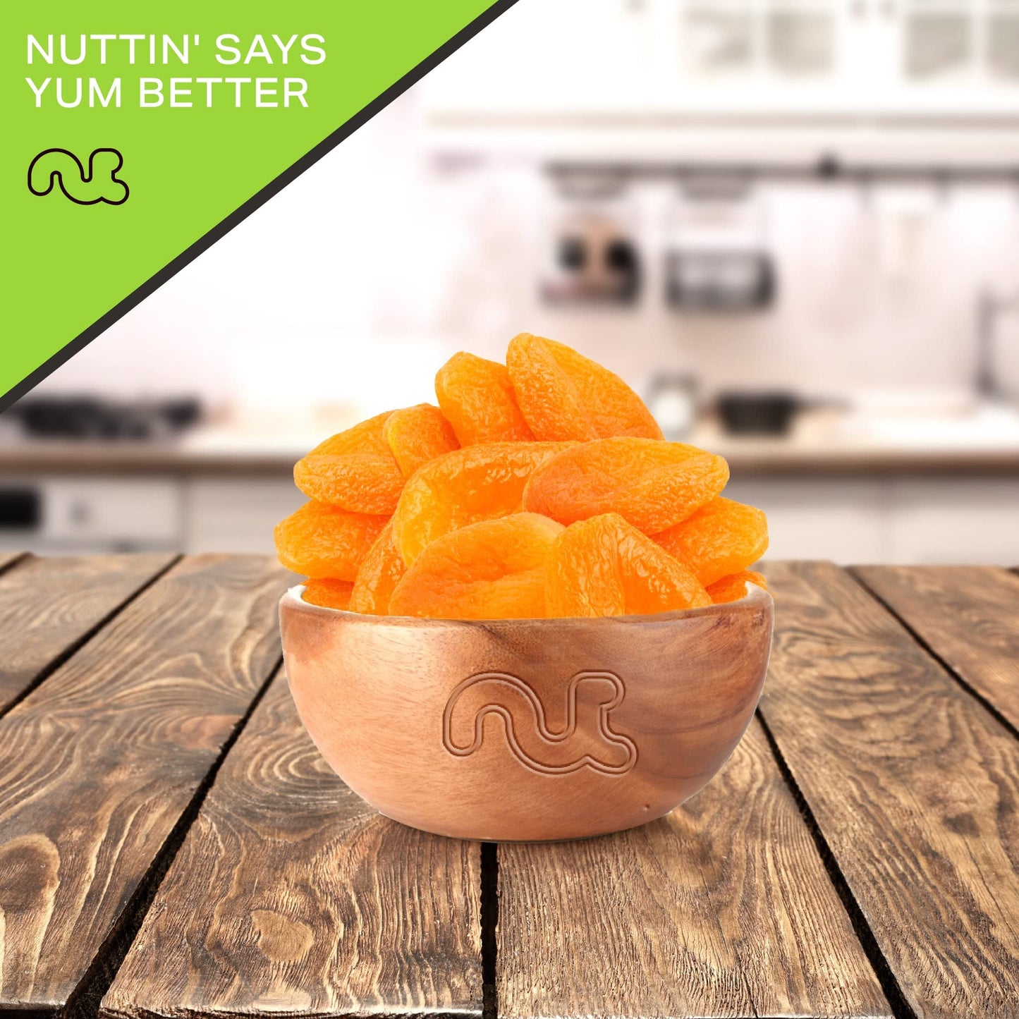Sun Dried Turkish Apricots, No Sugar Added (48Oz - 3 Lb, Bulk) Packed Fresh In Resealable Bag - Sweet Fruit Snack Treat - Health