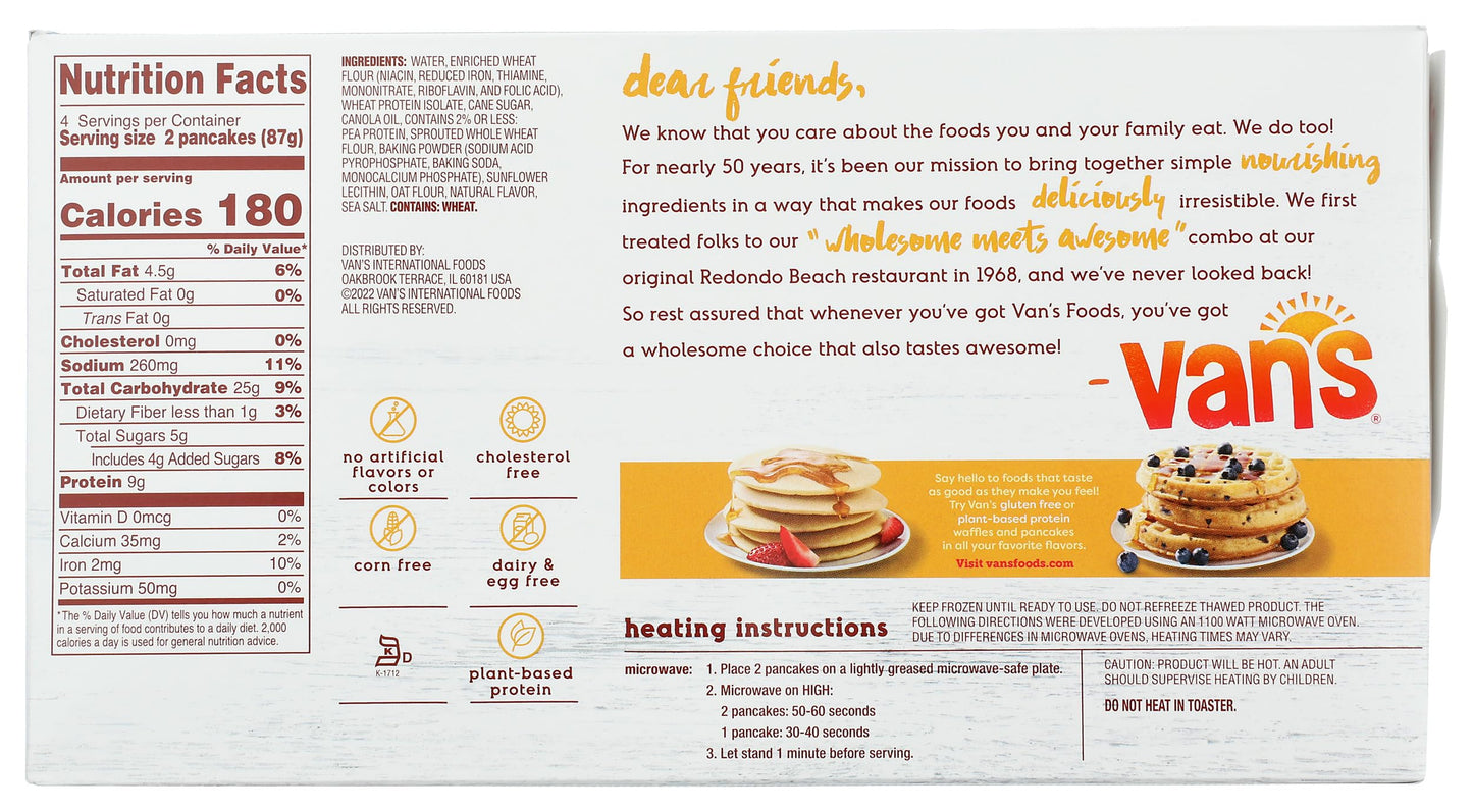 Vans Original Plant Based Protein Pancakes, 12.3 oz