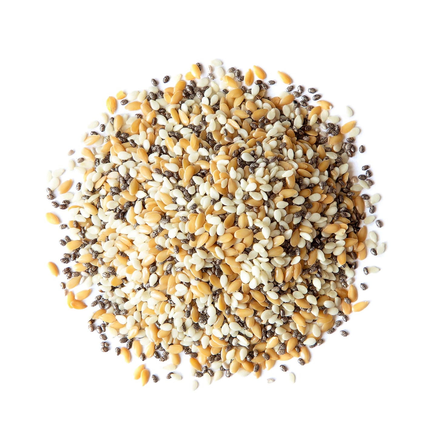 Food To Live Organic Omega-3 Seeds Mix With Flax, Chia And Sesame, 5 Pounds Non-Gmo Whole Seeds, Raw, Kosher, Vegan. Rich In Ome