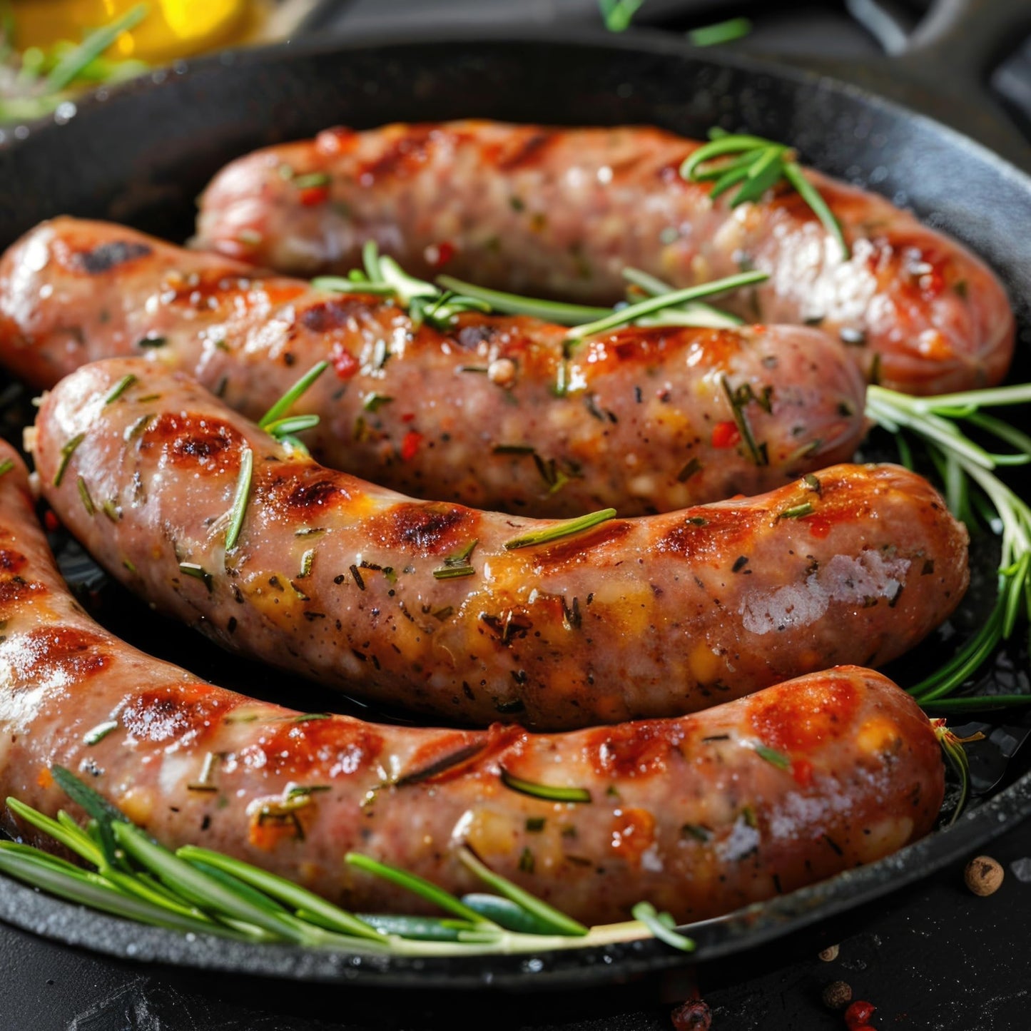 Meatcrafters Rosemary Lamb Sausage, No Antibiotics, Preservative Free, 12Oz (4-Pack, 16 Total Links)