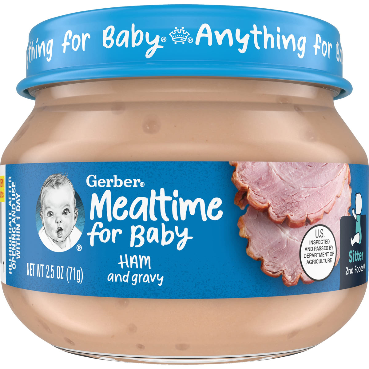 Gerber Ham And Ham Gravy, 2.5 Ounce (Pack Of 12)