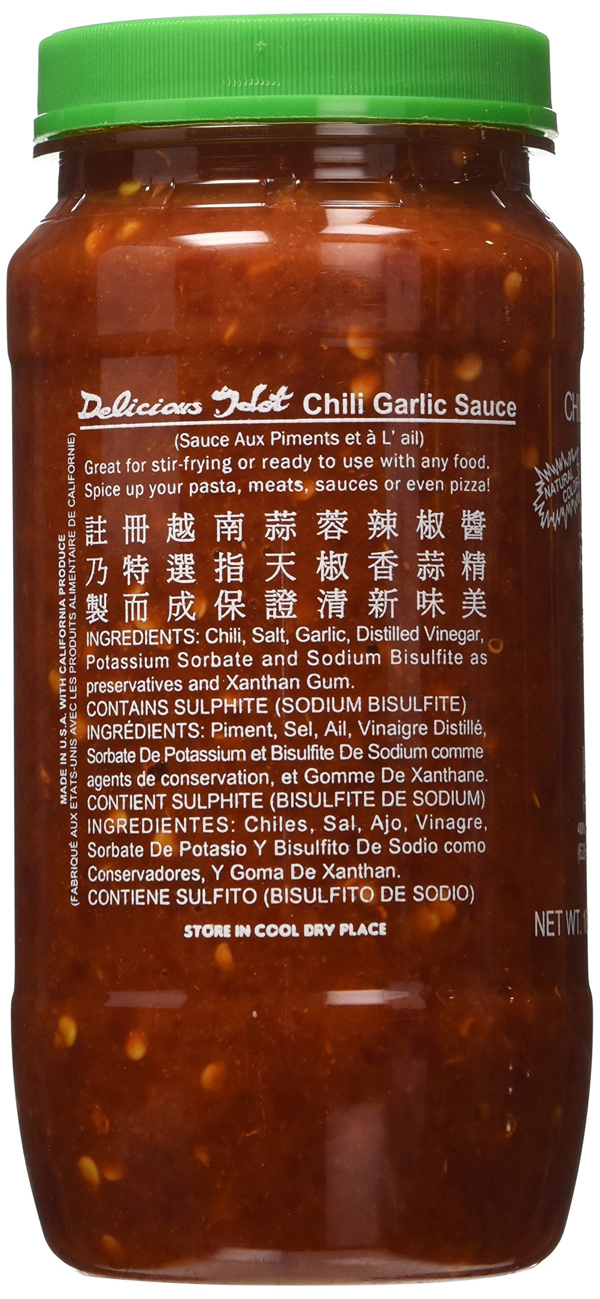 Huy Fong Sauce Chili Garlic,18 oz (Pack of 2)