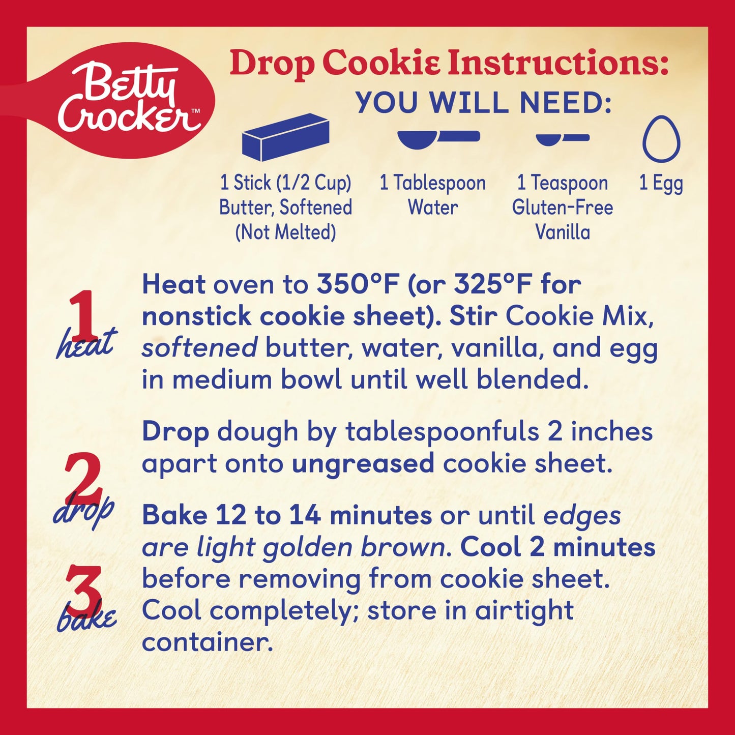 Betty Crocker Gluten Free Sugar Cookie Mix, 15 oz. (Pack of 6)