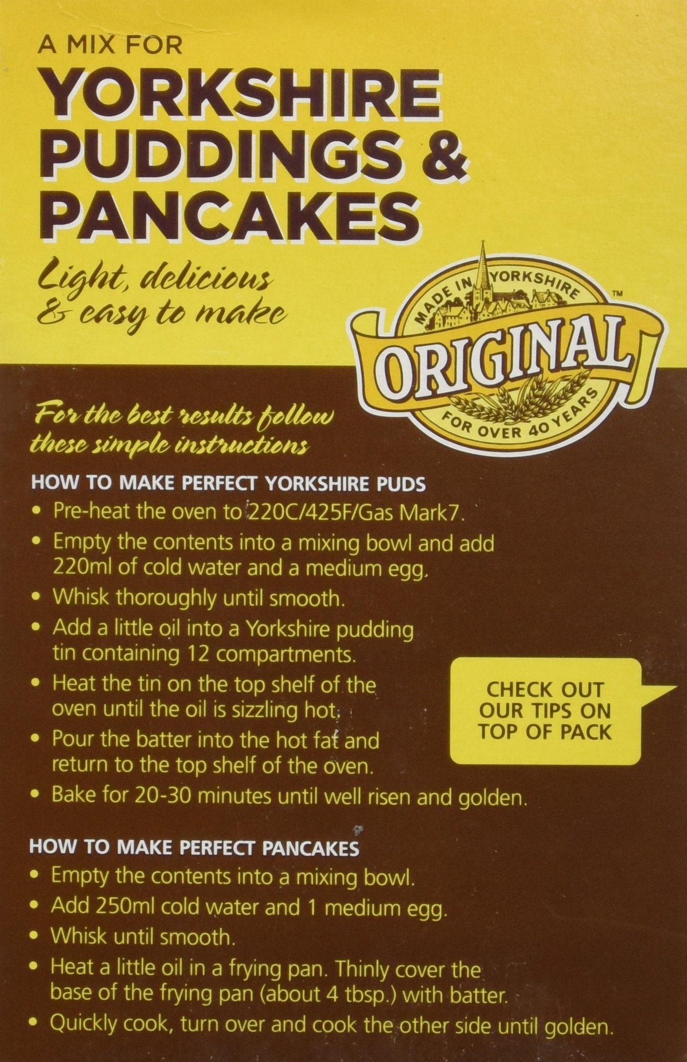 Yorkshire Pudding Mix 142G