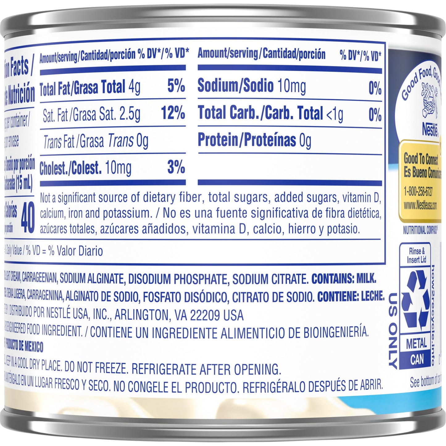 Nestle, Table Cream, 7.6 oz