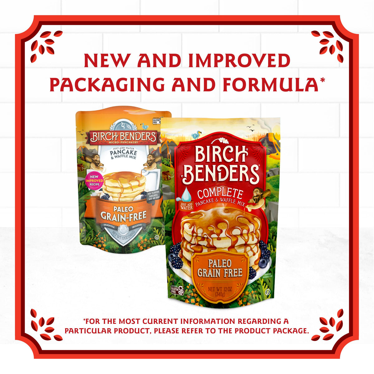 Birch Benders Paleo Pancake And Waffle Mix 12 Oz (Pack Of 6)