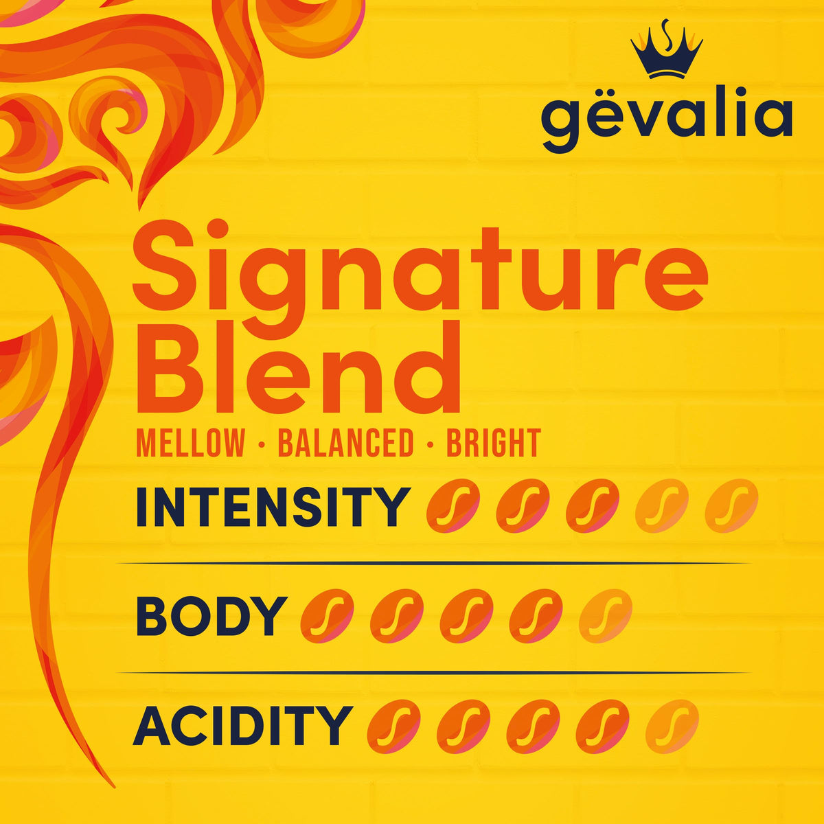 Gevalia Signature Blend Mild Roast K-Cup Coffee Pods  22 ct Box